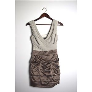 Satin and Chiffon Dress